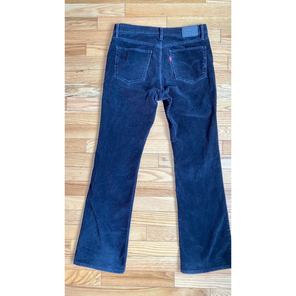 Levis Corduroy Bootcut Pants Black Size 30x28 Western Cowgirl - Picture 2 of 8